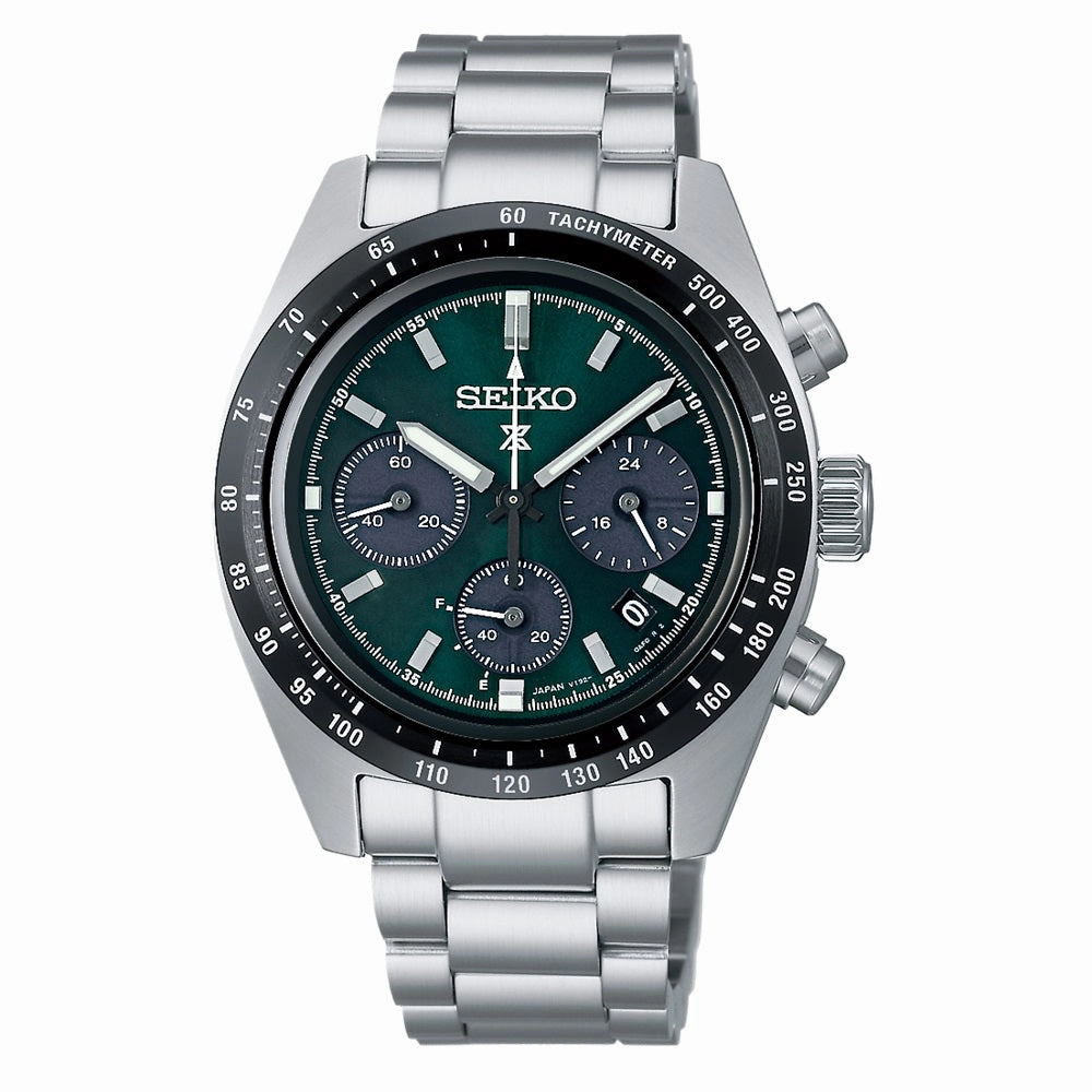 Seiko Prospex Deep Green Speedtimer Solar Chronograph Watch SSC933P1
