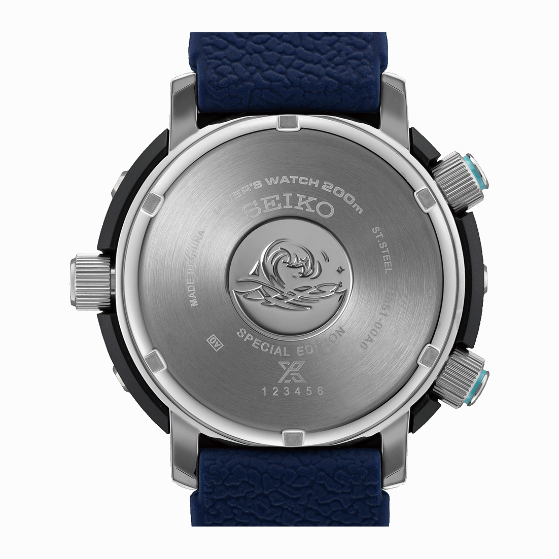 Seiko Prospex Solar Diver Watch 200M Black Dial SNJ039P