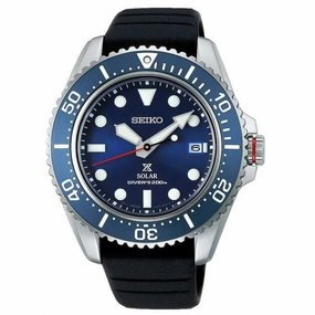 Seiko Prospex Solar Divers Watch Silicone Strap SNE593P1