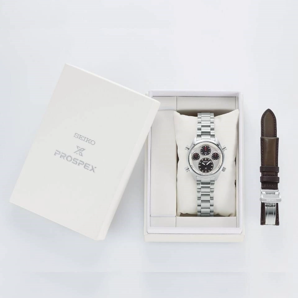 Seiko Prospex Speedtimer 1/100th Chronograph Solar 100th Annivesary Watch SFJ009P1 - Limited Edition