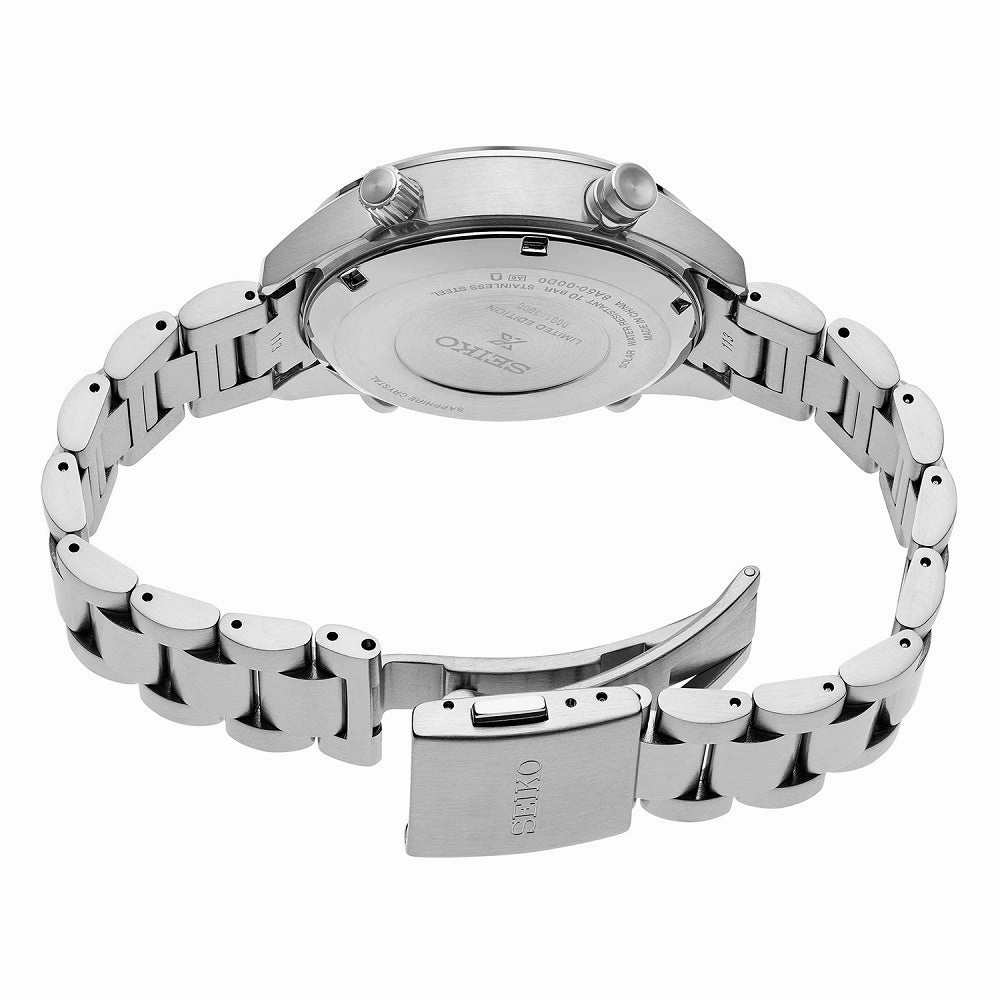 Seiko Prospex Speedtimer 1/100th Chronograph Solar 100th Annivesary Watch SFJ009P1 - Limited Edition