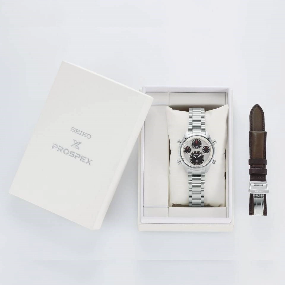 Seiko Prospex Speedtimer 1/100th Chronograph Solar 100th Annivesary Watch SFJ009P1 - Limited Edition