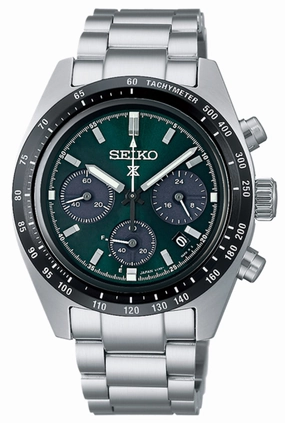 Seiko Prospex SSC933P1 Deep Green Speedtimer Solar Chronograph Watch forMen