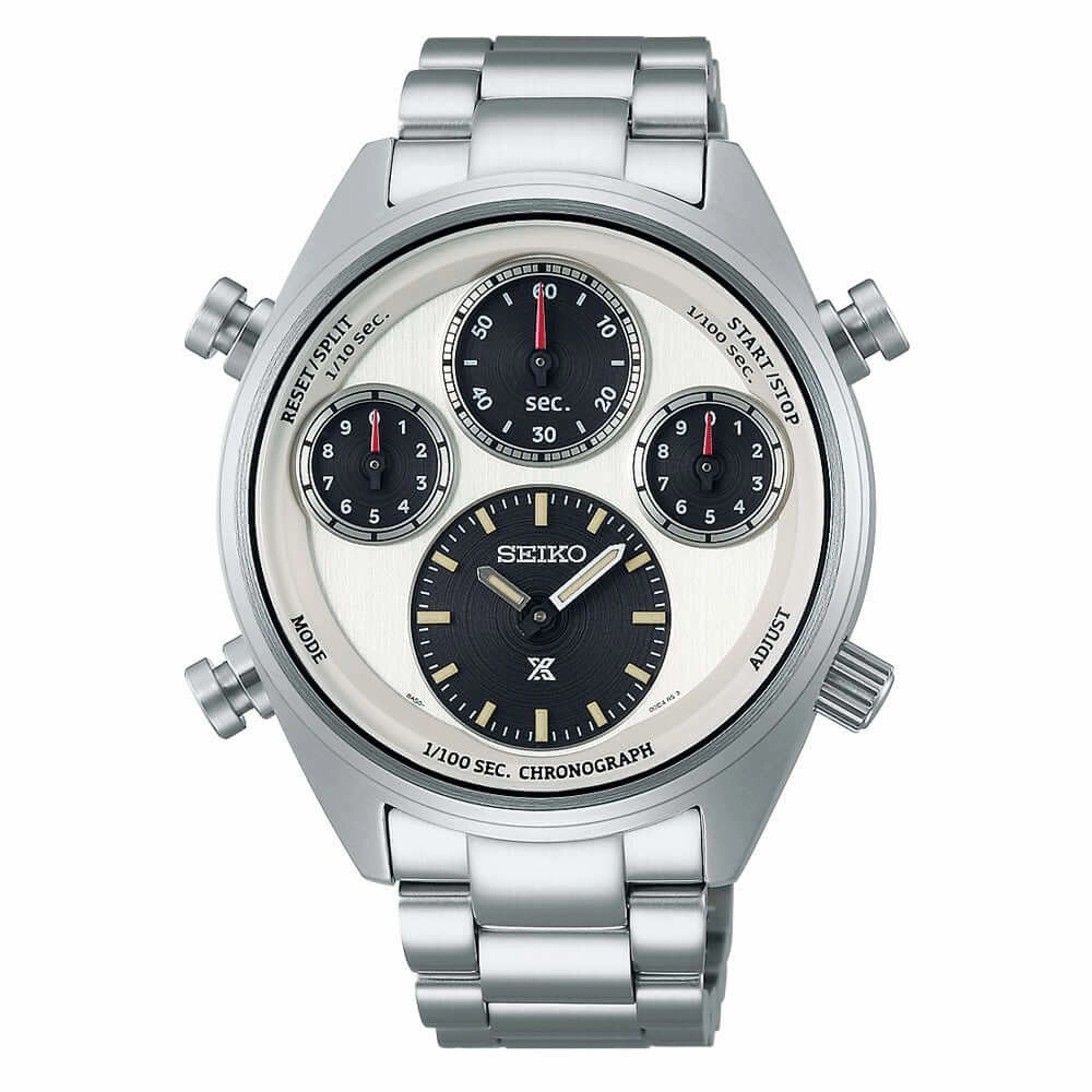 Seiko SFJ009P1 Prospex Speedtimer Watch Solar Quartz Chronograph
