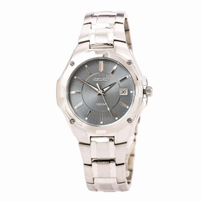 Seiko SGEE59 Men's Dress Grey Dial Stainless Steel Bracelet Watch