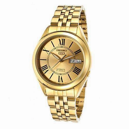 SEIKO SNKL38K1 Automatic Gold Stainless Steel Watch for Men