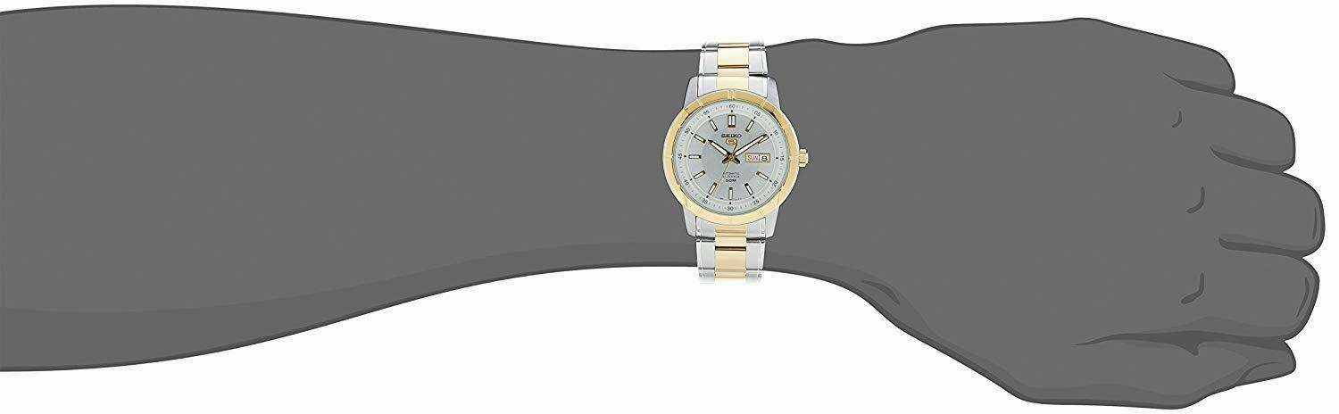 SEIKO SNKN58K1 Automatic Two Tone Stainless Steel Watch for Men