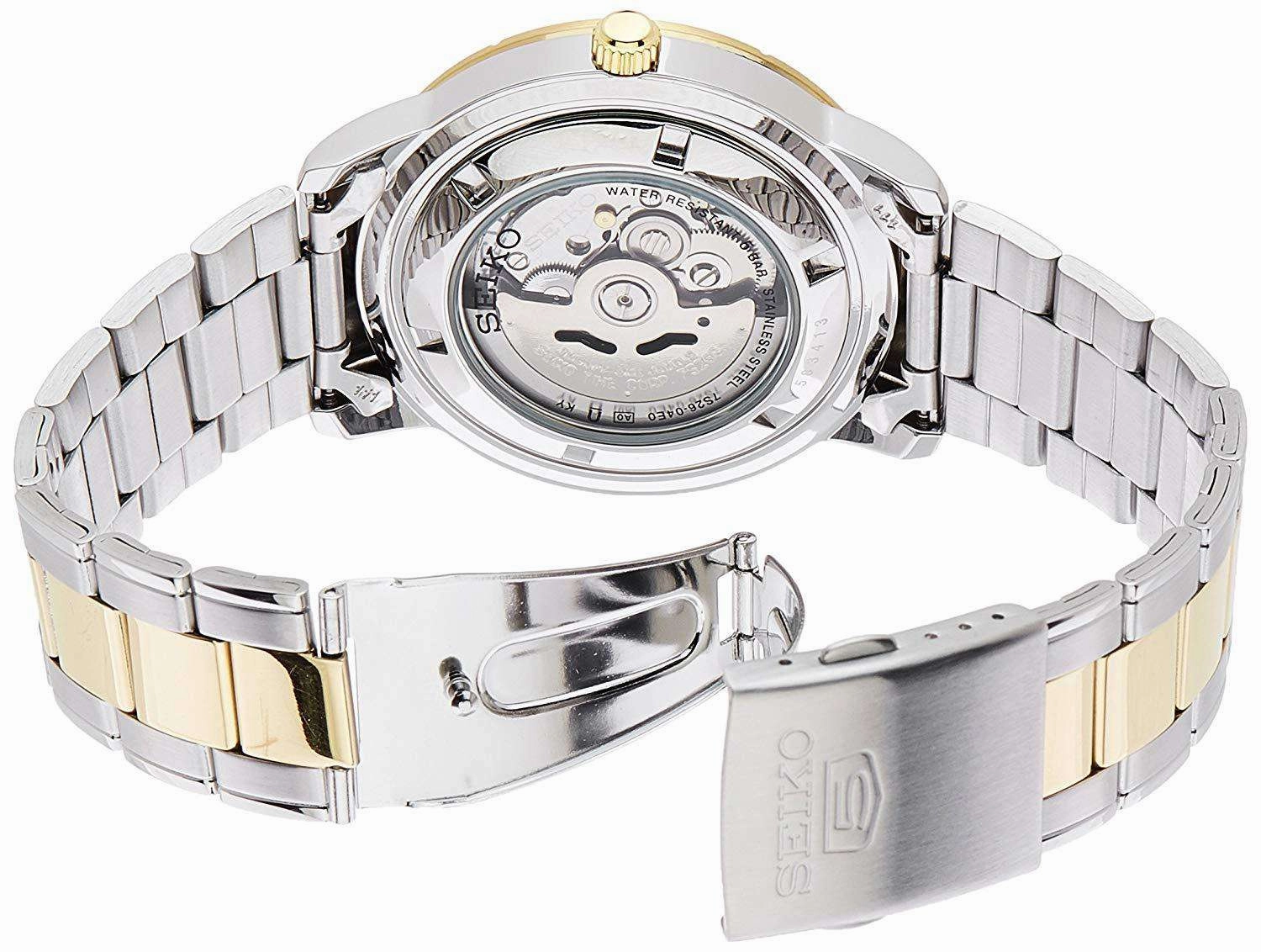 SEIKO SNKN58K1 Automatic Two Tone Stainless Steel Watch for Men