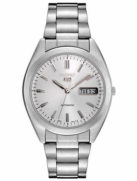 Seiko SNX993K Men's Stainless Steel Silver Dial 30M WR Watch