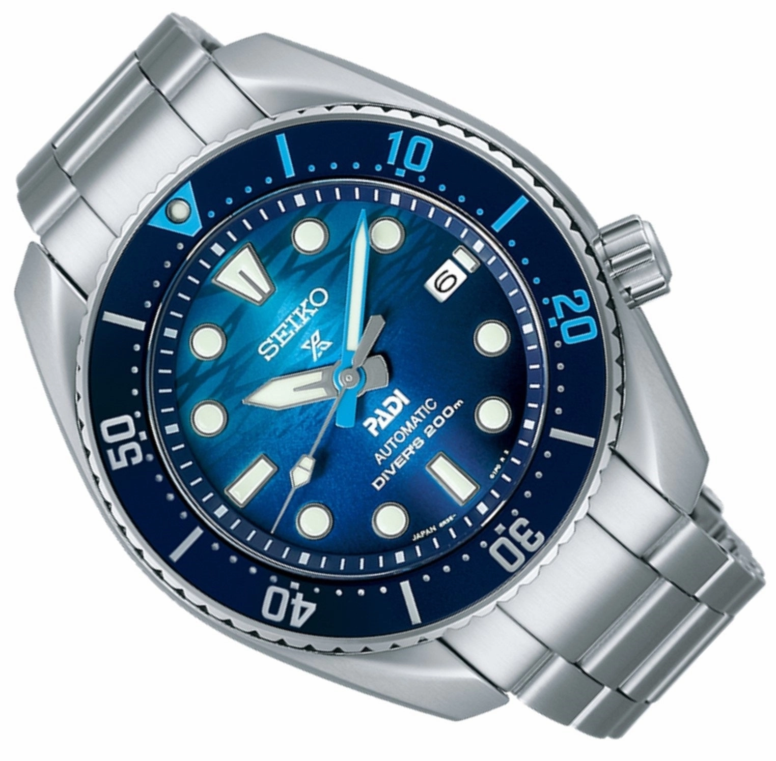 Seiko SPB375J1 Prospex Great Blue Sumo PADI Automatic Watch for Men