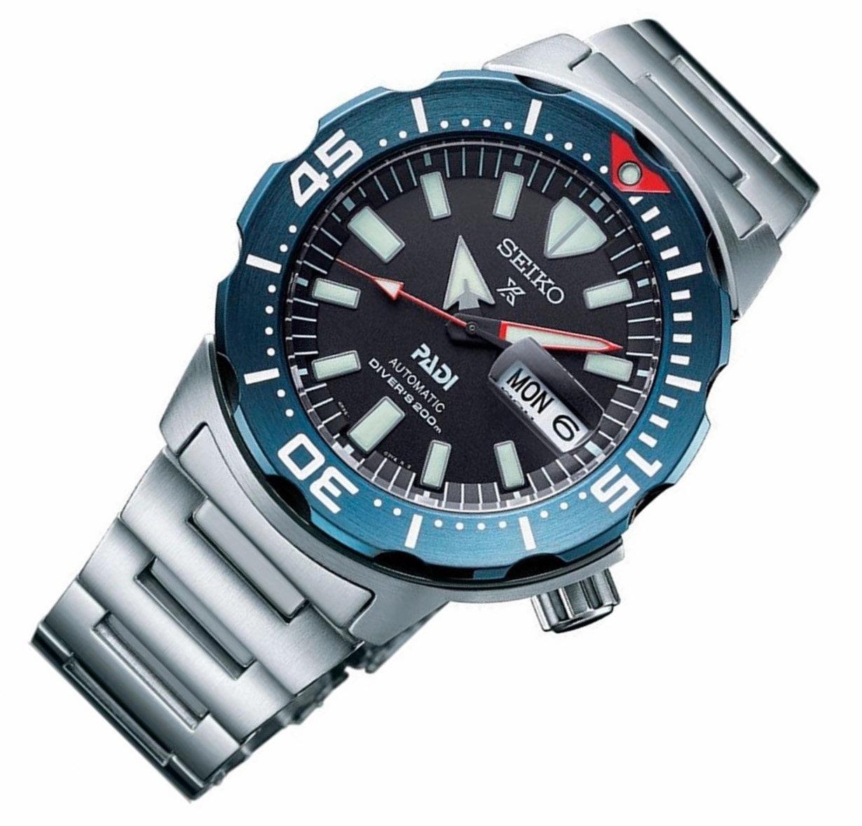 Seiko SRPE27K1 Prospex Monster PADI Special Edition Automatic Watch