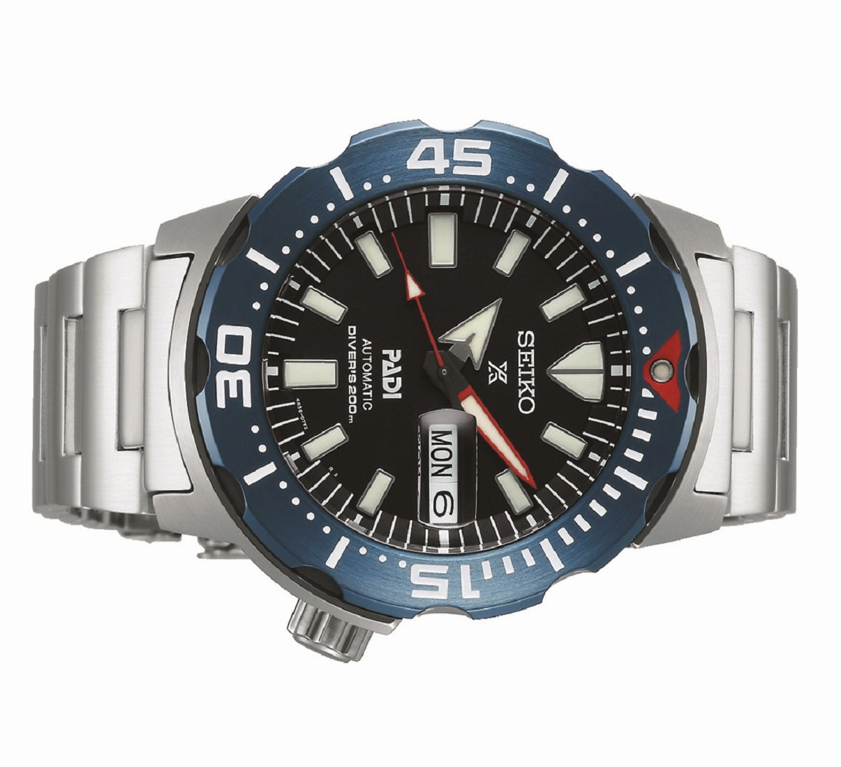 Seiko SRPE27K1 Prospex Monster PADI Special Edition Automatic Watch