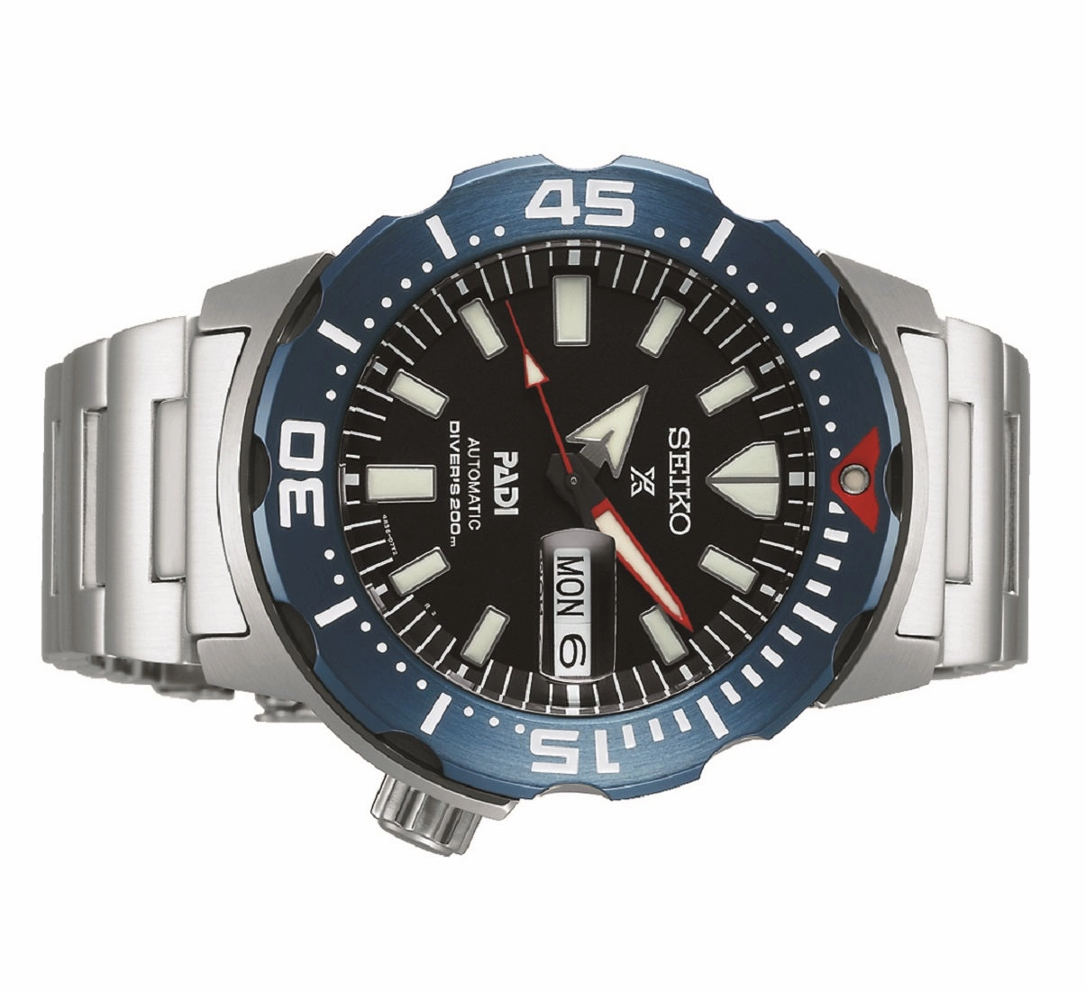 Seiko SRPE27K1 Prospex Monster PADI Special Edition Automatic Watch