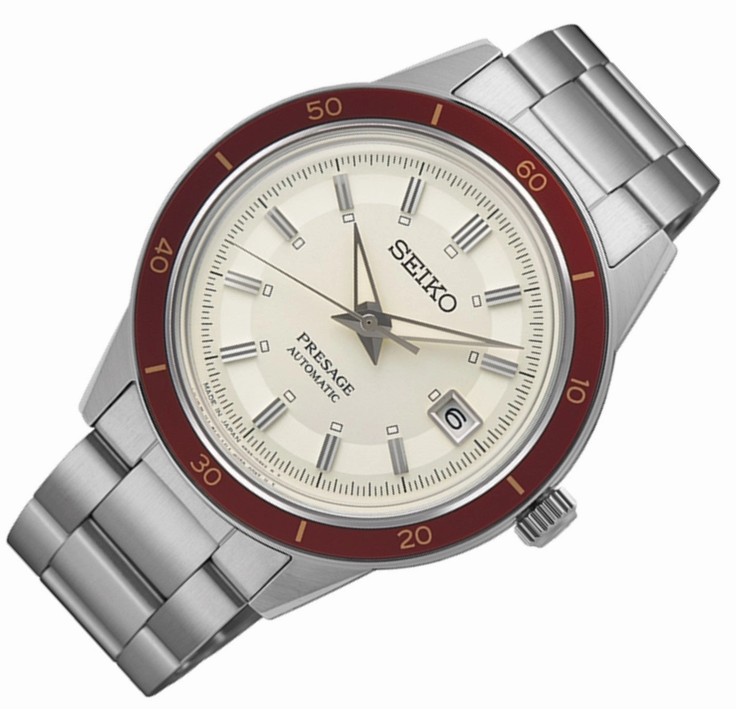 Seiko SRPH93J Presage Style 60s Automatic Watch Men