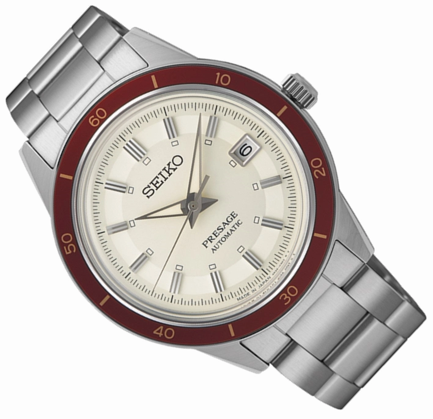 Seiko SRPH93J Presage Style 60s Automatic Watch Men