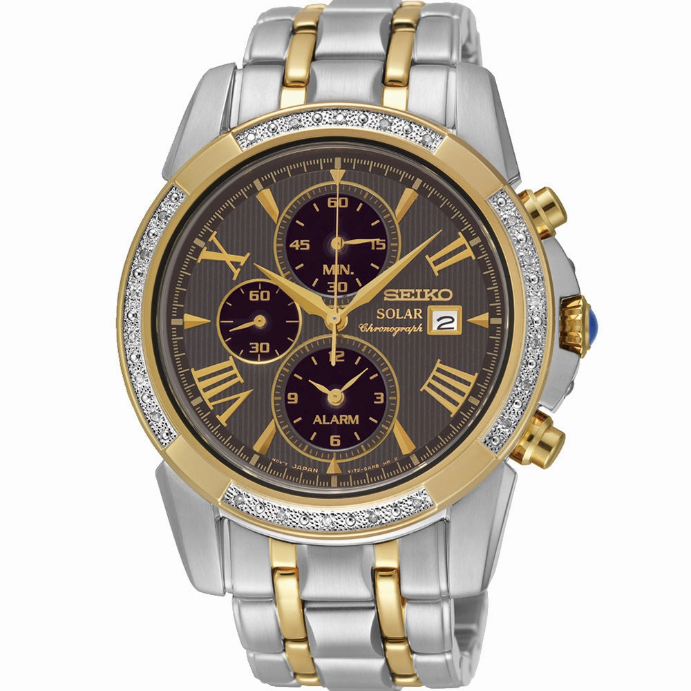 Seiko SSC312P-9 Le Grand Sport Solar Diamond Set