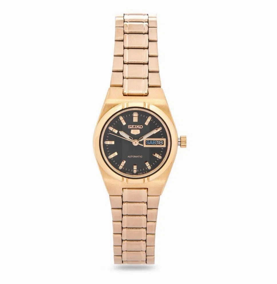 SEIKO SYM602K Automatic Gold Plated Stainless Steel Watch for Women