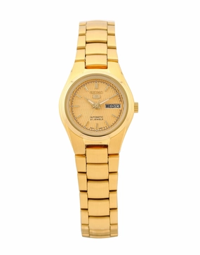 SEIKO SYMC18K1 Automatic Gold Stainless Steel Watch for Women