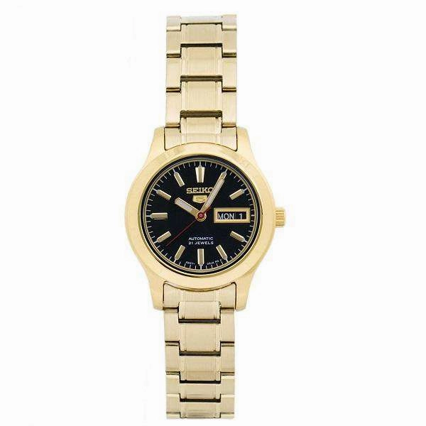 SEIKO SYMD96K1 Automatic Gold Stainles Steel Watch for Women