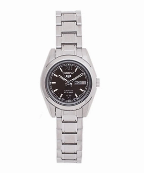 SEIKO SYMK25K1 Automatic Brown Dial Silver Stainless Steel Watch For Women