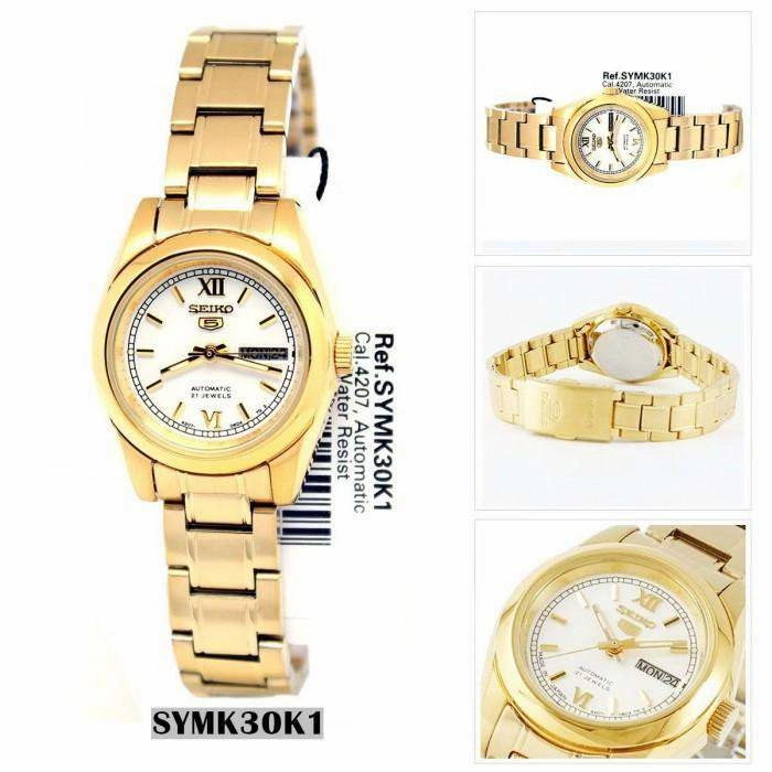 SEIKO SYMK30K1 Automatic Gold Stainless Steel Watch for Women