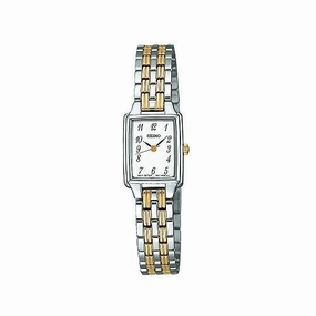 Seiko Women's Rectangular Face Bracelet Watch SXGL61