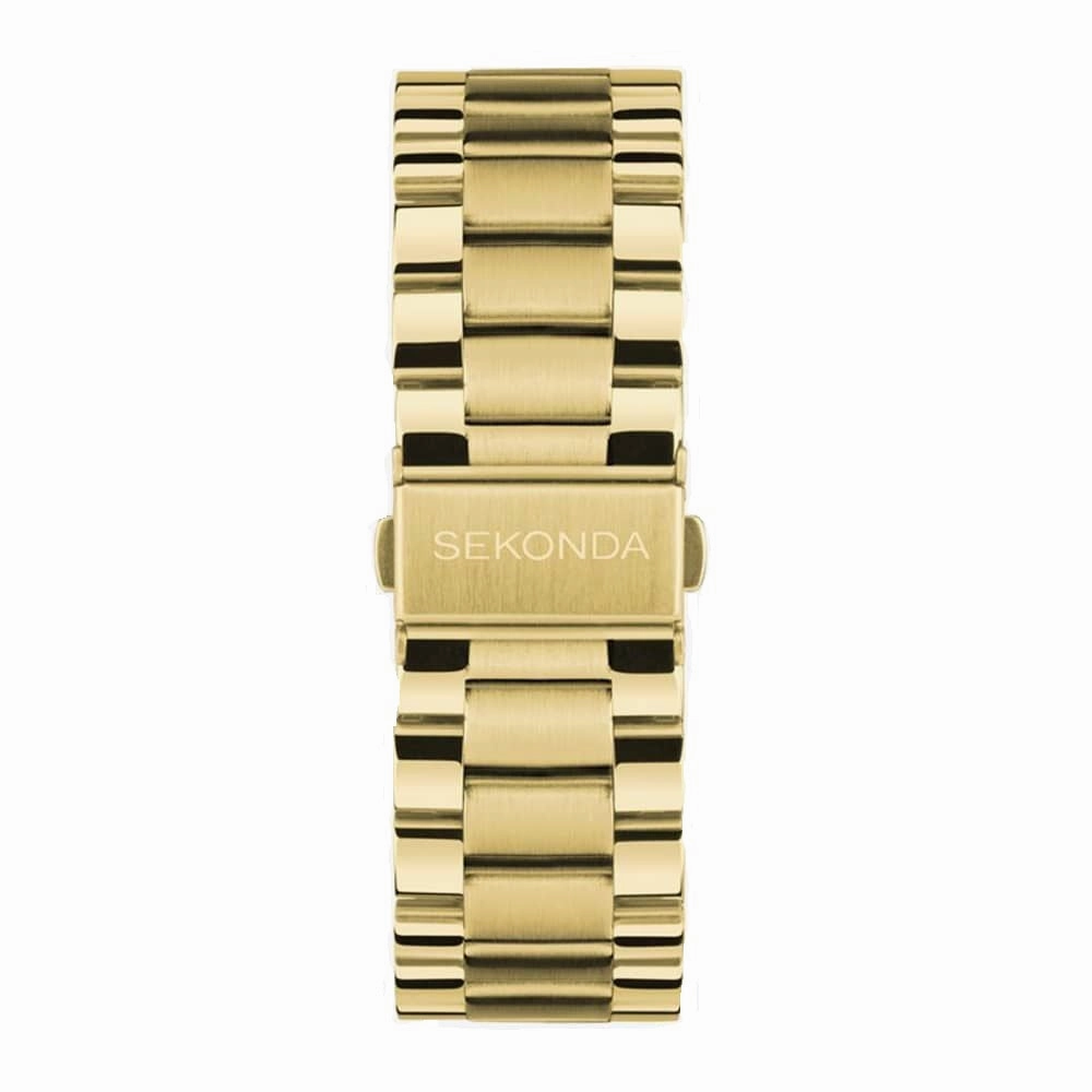 Sekonda Active Plus Smart Watch Gold Alloy Case Steel Bracelet 30227