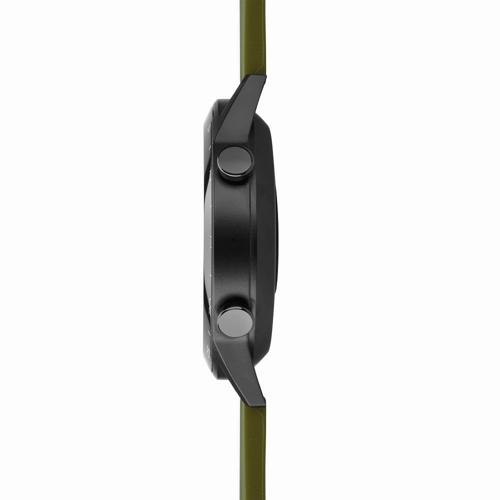 Sekonda Active Smart Watch Black Case Green Silicone Strap 1993