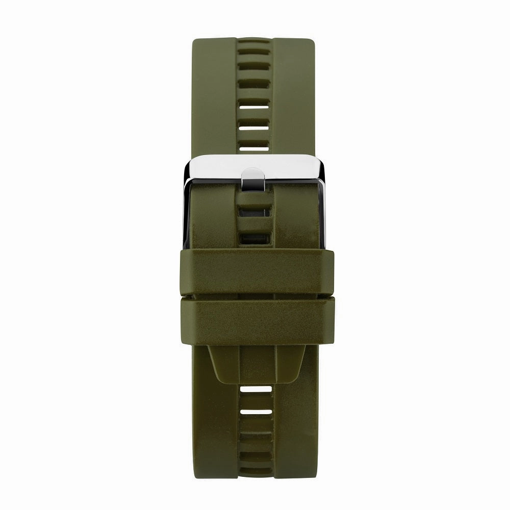 Sekonda Active Smart Watch Black Case Green Silicone Strap 1993