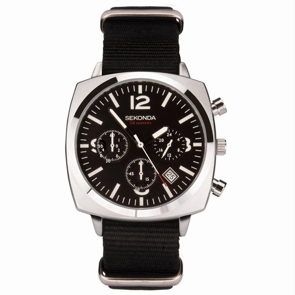 Sekonda Airborne Chronograph Mens Watch 1989