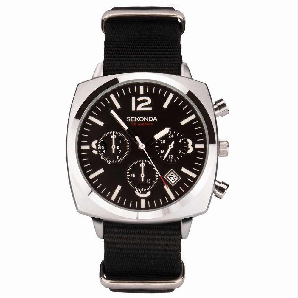 Sekonda Airborne Chronograph Mens Watch 1989
