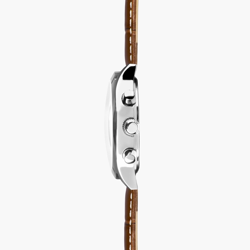 Sekonda Archer Brown Leather Strap Mens Watch 30236