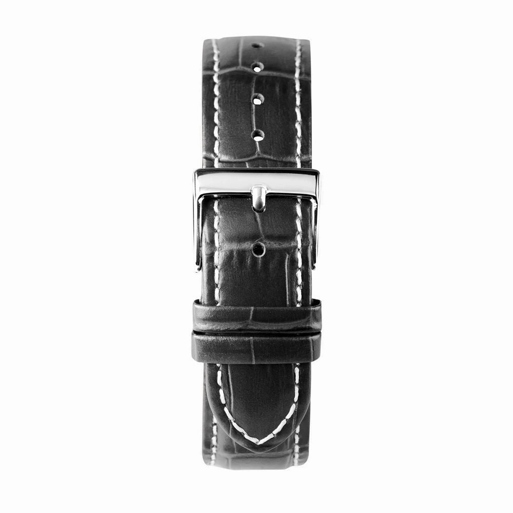 Sekonda Archer Chronograph Black Leather Strap Mens Watch 30235
