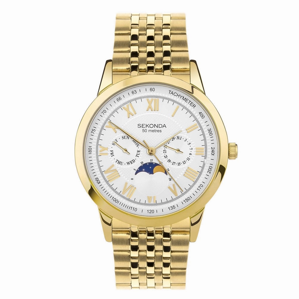 Sekonda Armstrong Moon Phase Mens Watch 30228