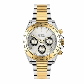Sekonda Circuit Chronograph Men's Watch 30254 - Two Tone