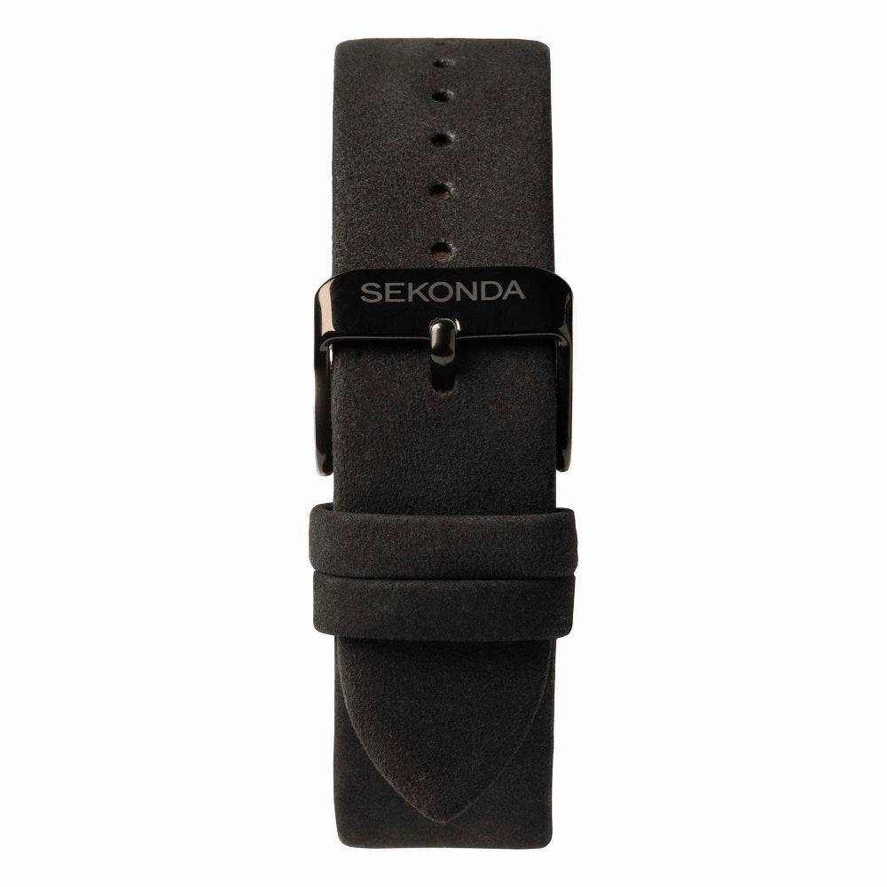 Sekonda Pilot Airborne Chronograph Black Strap Mens Watch 1991