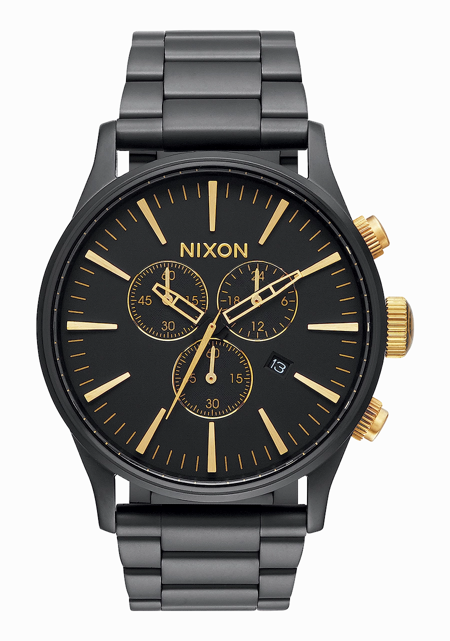 Sentry Chrono - Matte Black / Gold