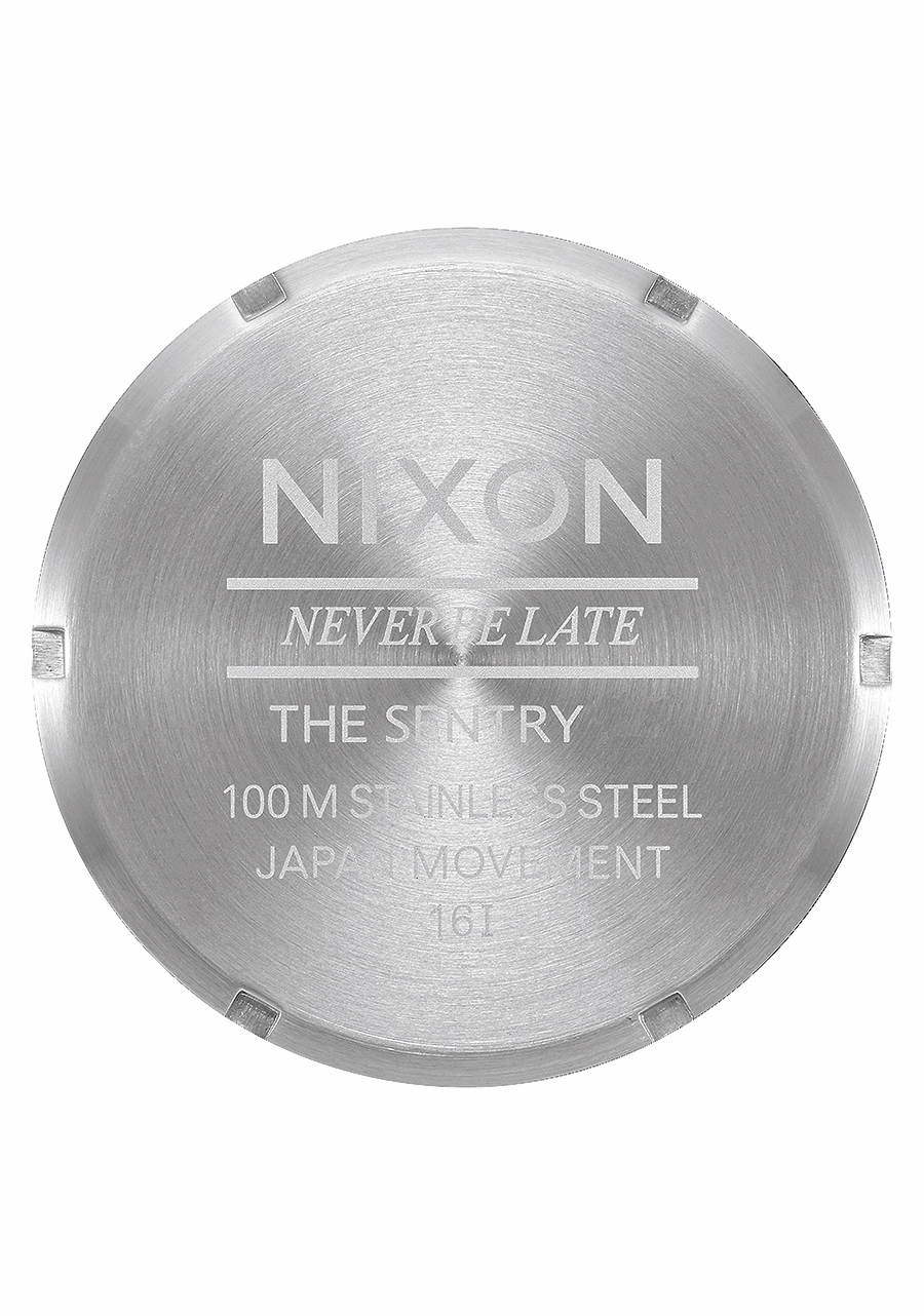 Sentry Leather - Chrome / Silver Sunray / Black
