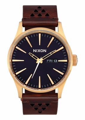 Sentry Leather - Gold / Indigo / Brown
