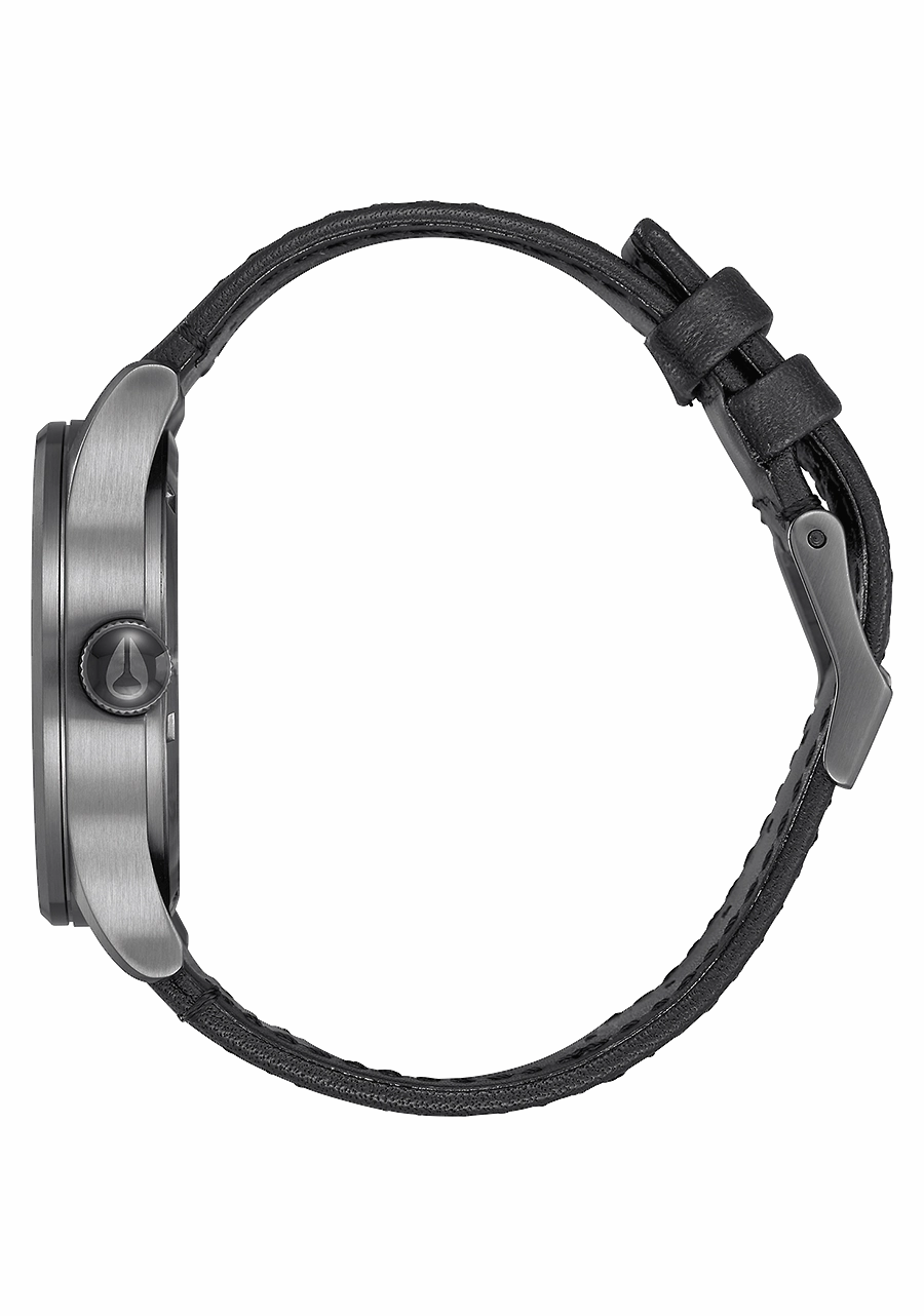 Sentry Leather - Gunmetal / Black