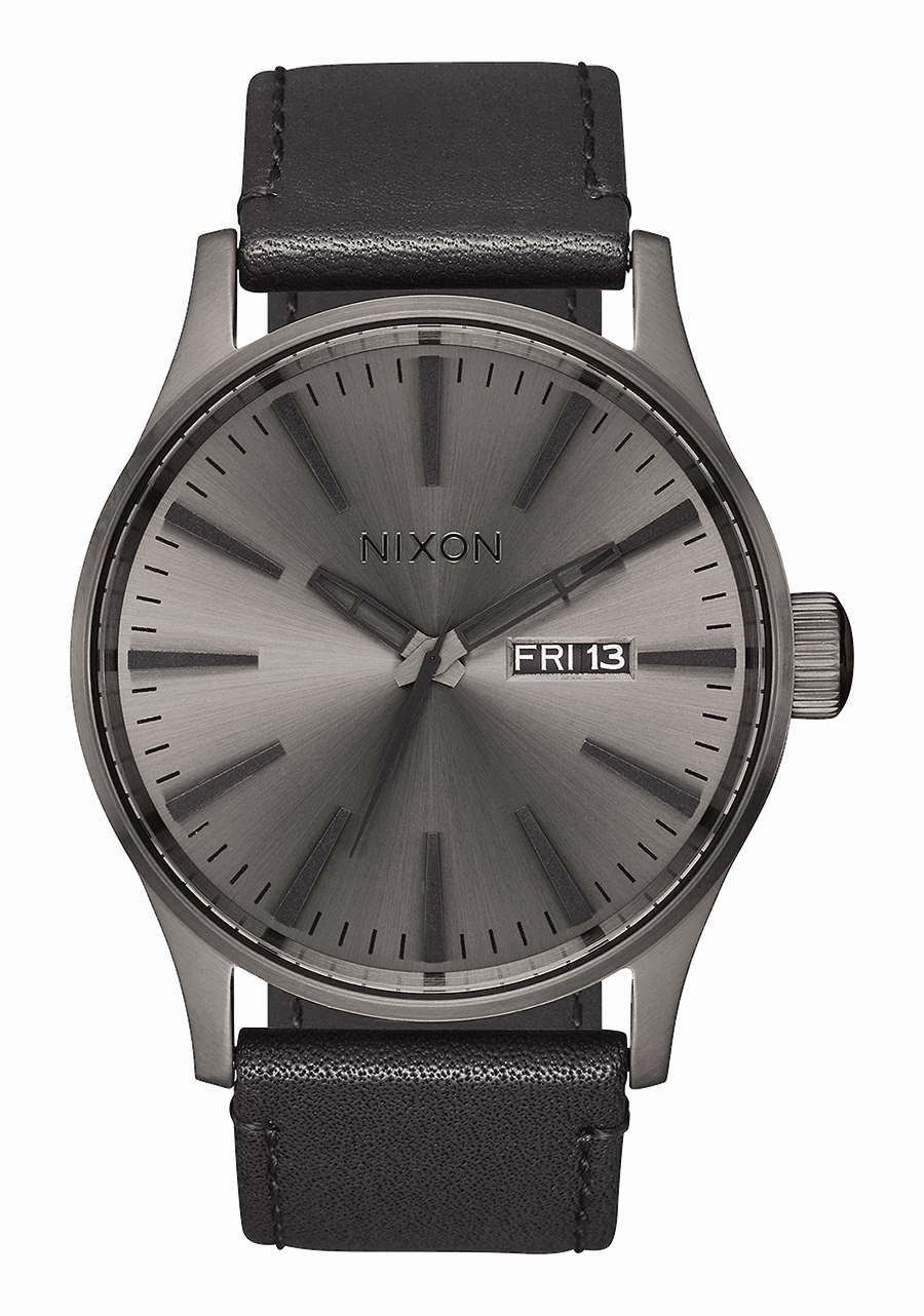 Sentry Leather - Gunmetal / Black