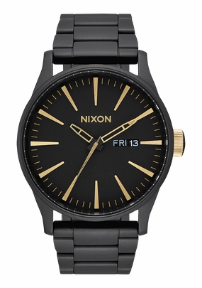 Sentry Stainless Steel - Matte Black / Gold