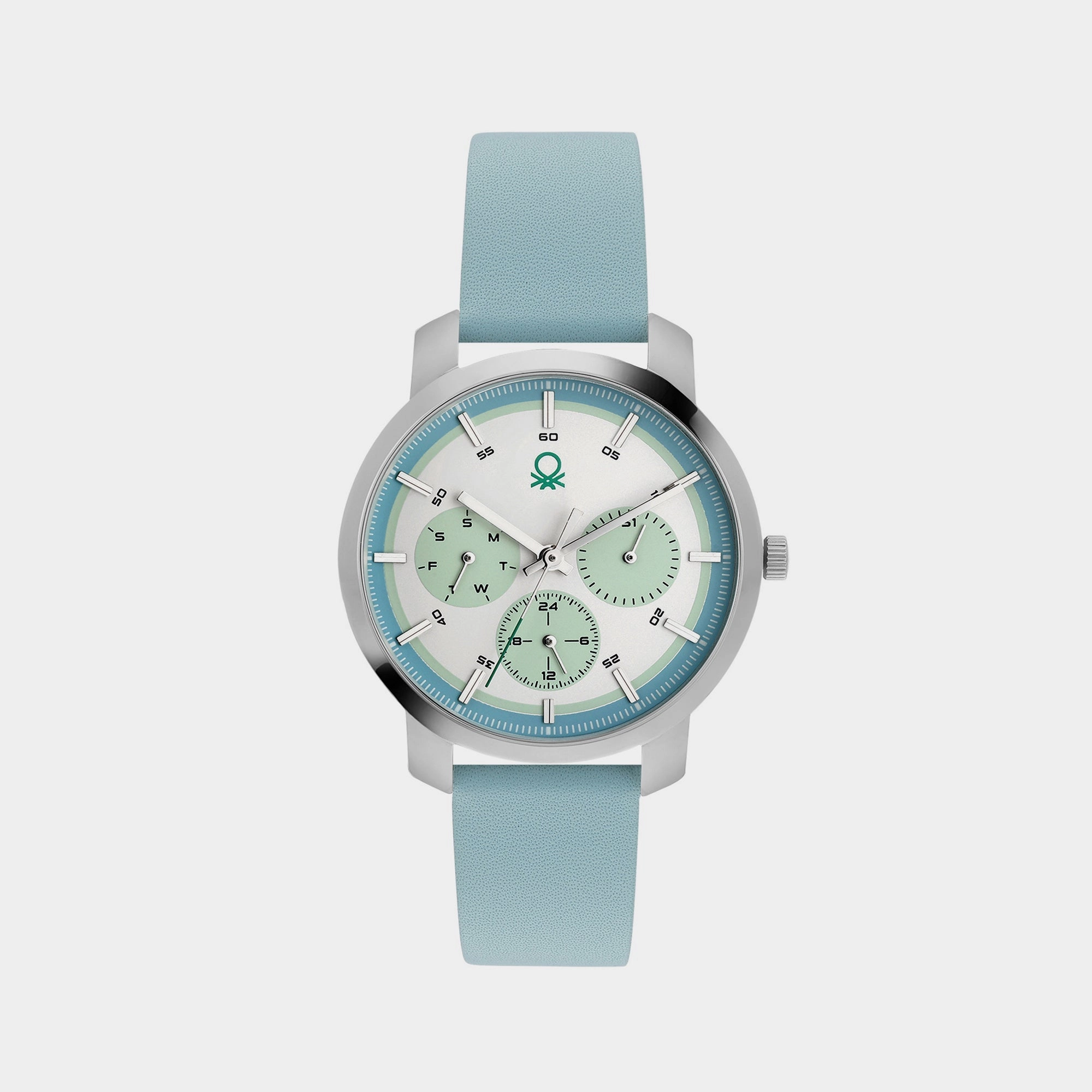 Signature Blue Women's Multi-Function Leather Watch UWUCL0500
