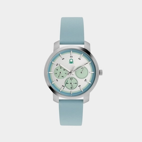 Signature Blue Women's Multi-Function Leather Watch UWUCL0500