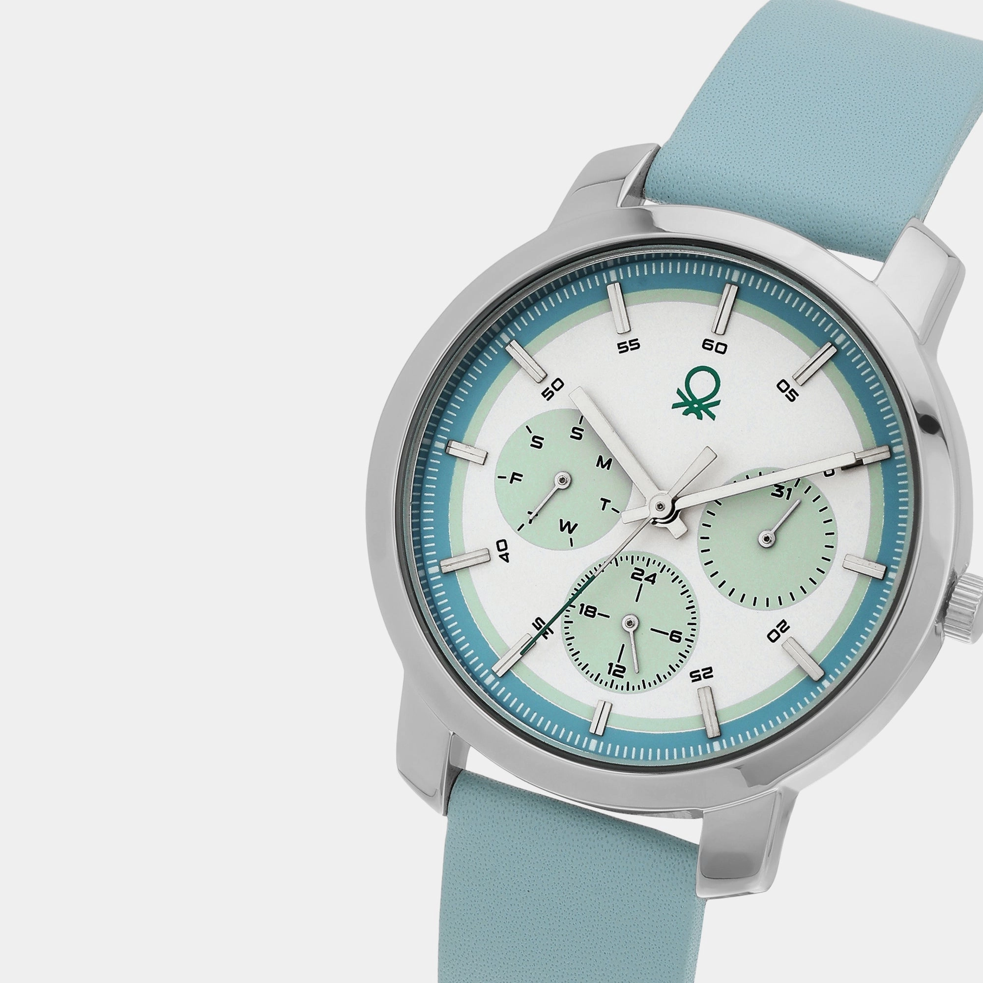 Signature Blue Women's Multi-Function Leather Watch UWUCL0500