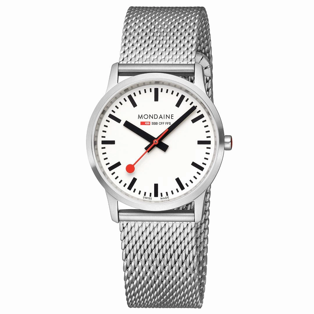 Simply Elegant, Brushed Steel, 36 mm, stainless steel watch
