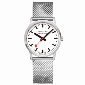 Simply Elegant, Brushed Steel, 36 mm, stainless steel watch