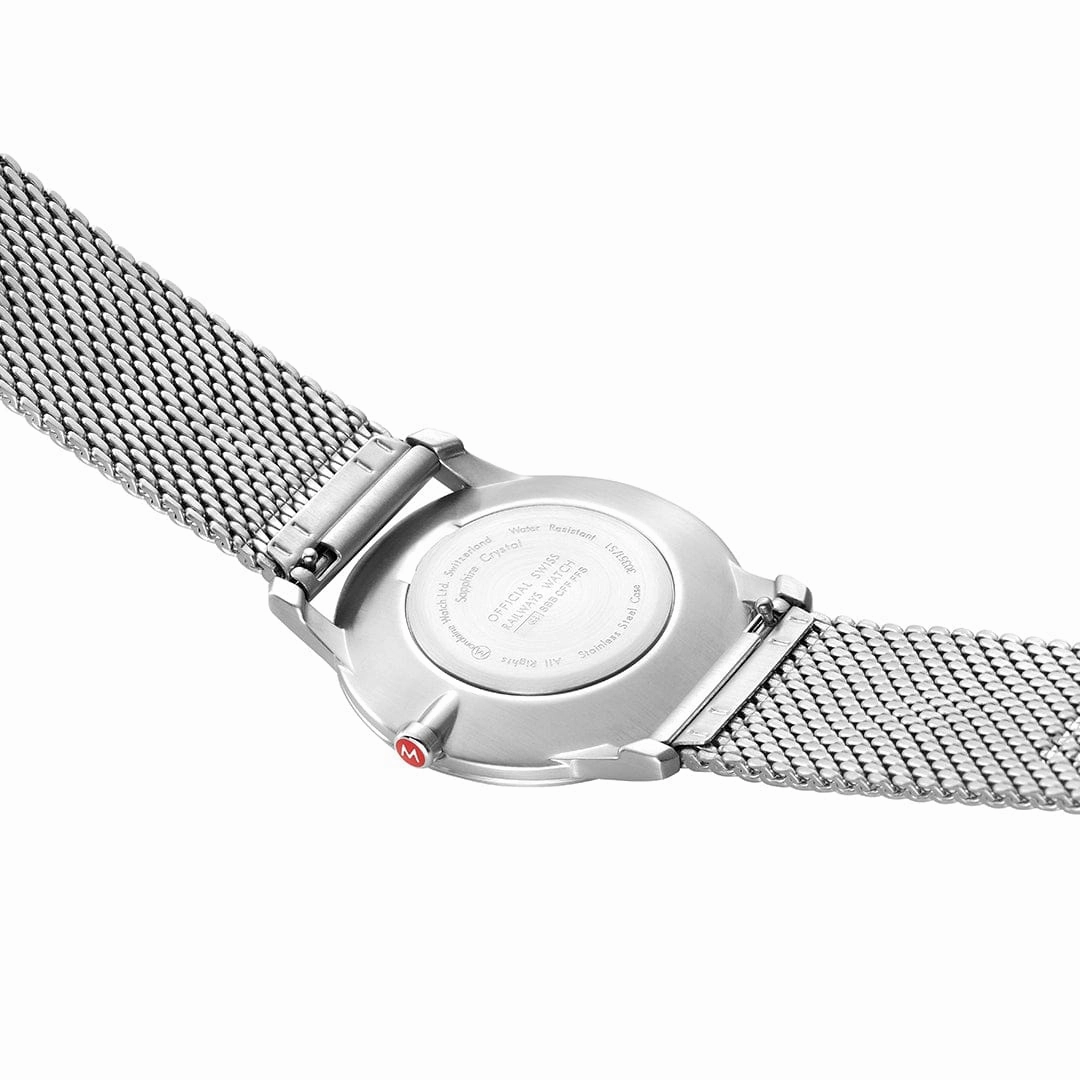 Simply Elegant, Brushed Steel, 36 mm, stainless steel watch