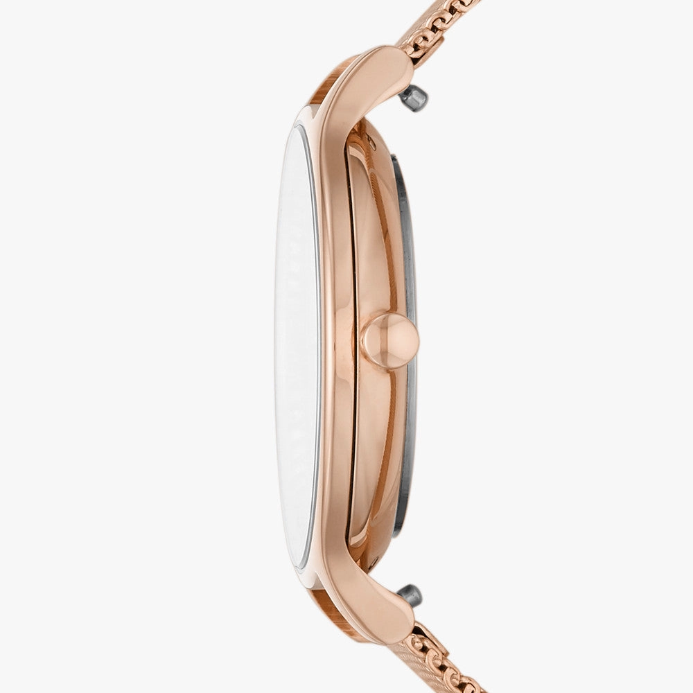 Skagen Anita Three-Hand Rose-Tone Steel Mesh Watch SKW2865