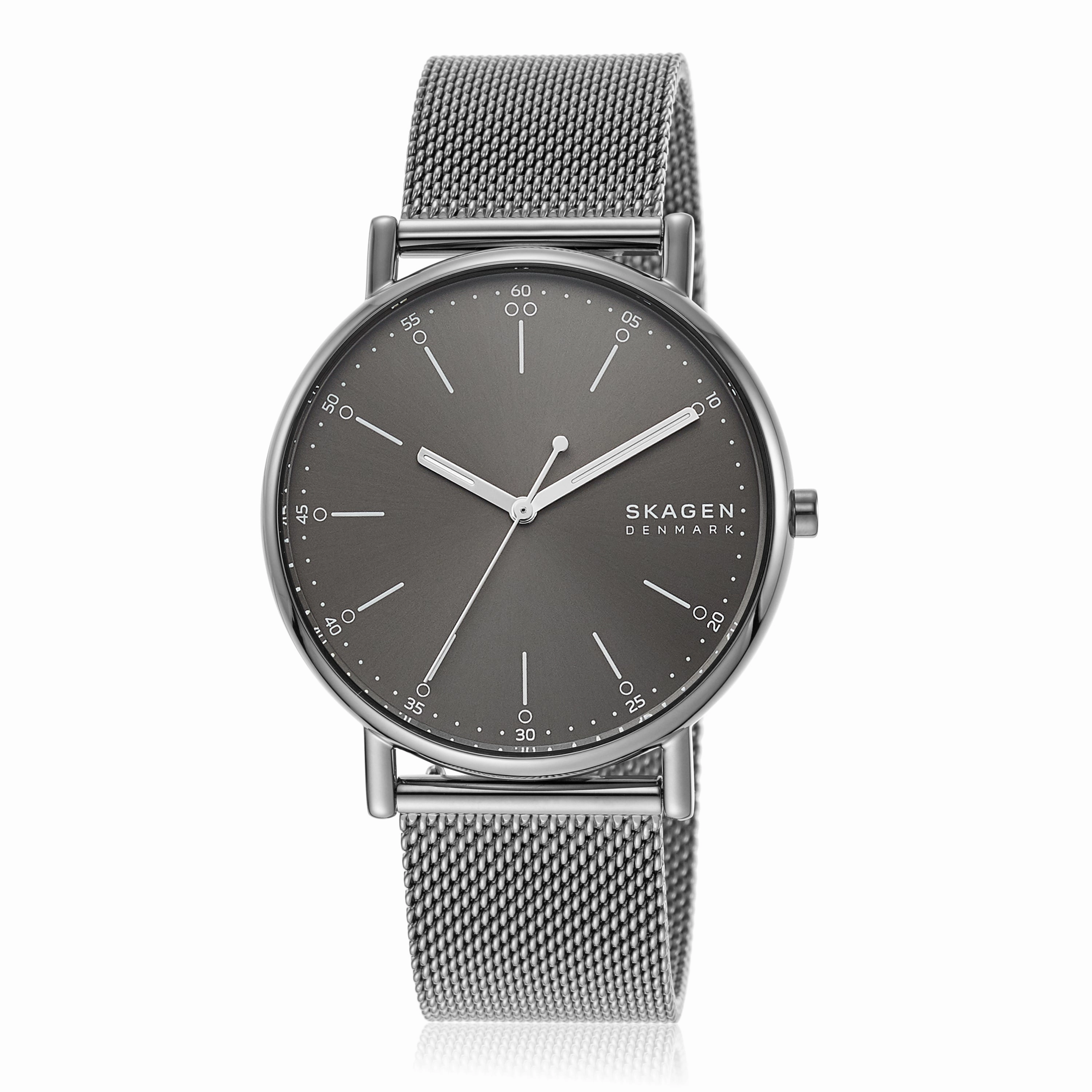 Skagen Signatur Eco-Friendly Gray Mesh Watch SKW6577